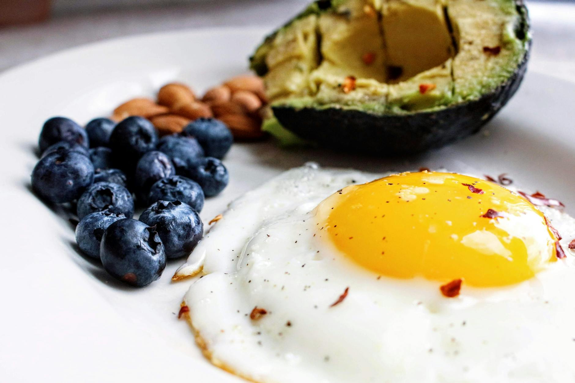 Keto-friendly foods arranged on a cutting board